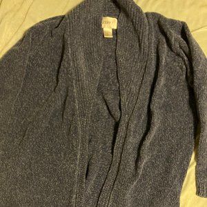 Jenny Blue/Purple Long Cardigan ~ Size Medium